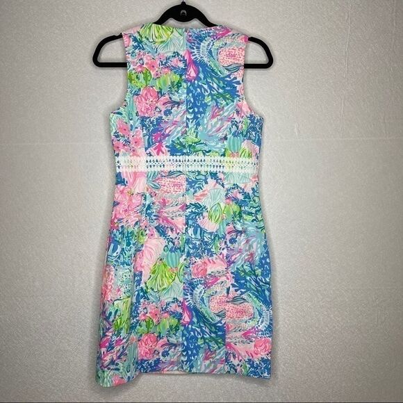 LILLY Pulitzer Railee Fished My Wish Shift Dress 2 - Picture 7 of 7